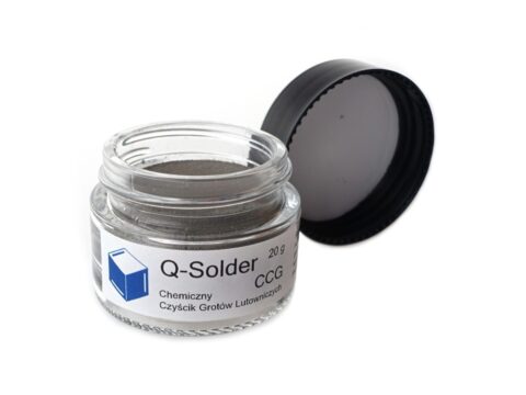 Chemical cleaner for soldering tips.